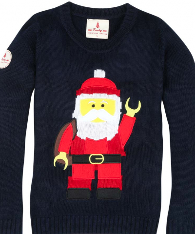 Køb en lego inspireret julesweater her