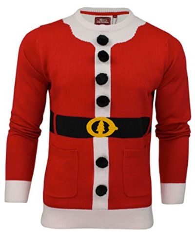 Rød julemands sweater