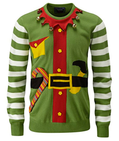 Unisex Køb din grønne Alf julesweater her på christmasjumper